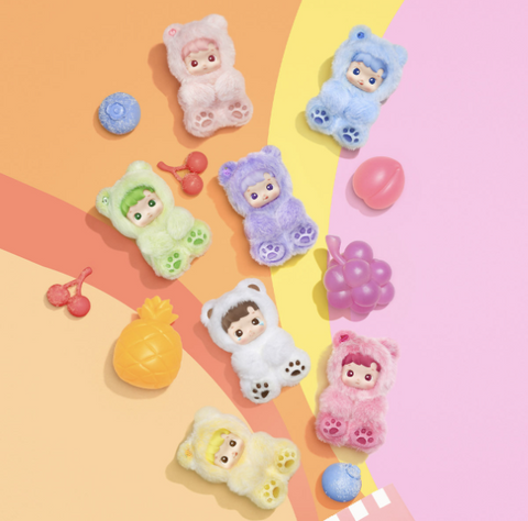 POP MART HACIPUPU Gummy Bear Series-Vinyl Plush Pendant Blind Box