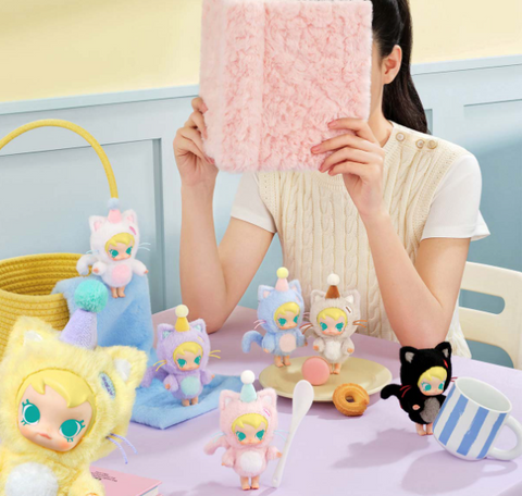 POP MART Baby Molly Pocket Friends Series-Vinyl Plush Pendant Blind Box