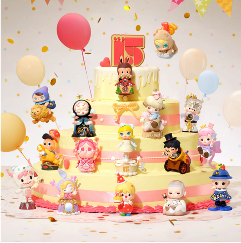 POP MART Celebrating the Moment POP MART 15th Anniversary Series Figures
