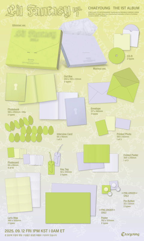 CHAEYOUNG (TWICE) - Lil Fantasy Vol. 1 The 1st Album (STANDART)