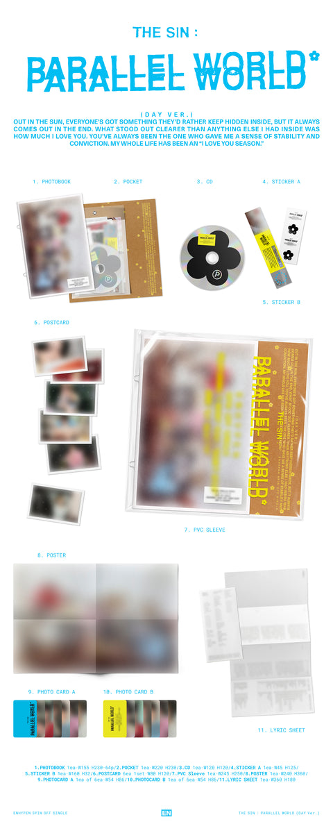 [PREORDER] ENHYPEN - THE SIN : PARALLEL WORLD