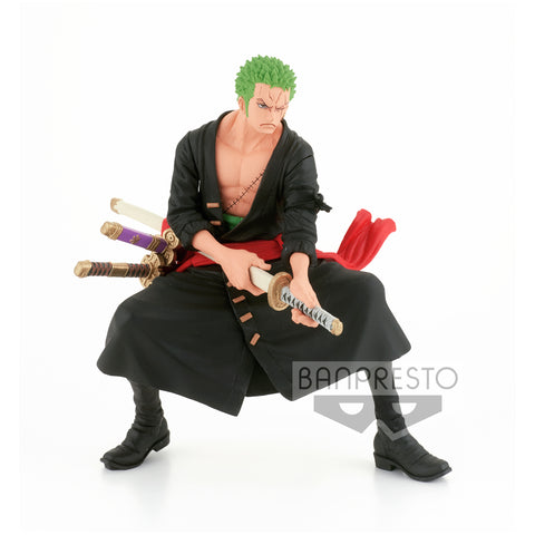 Figura de Zoro Roronoa one piece Ver Wano Kuni- Banpresto