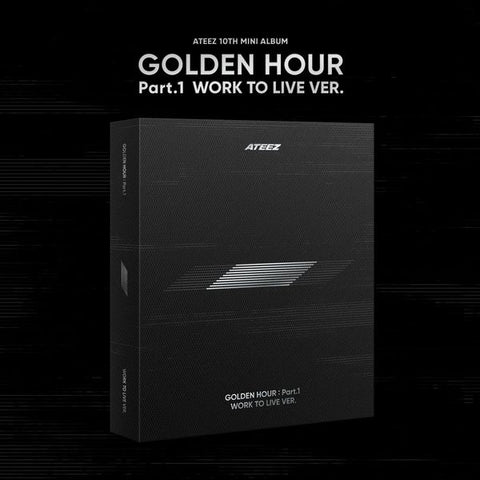 ATEEZ 10th Mini Album - GOLDEN HOUR : Part.1 ‘WORK TO LIVE VER.’