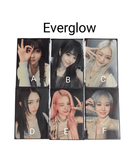 OFFICIAL PHOTOCARD EVERGLOW 4TH SINGLE ALBUM - All My Girls [POB LUCKY DRAW] - Pig Rabbit Shop Kpop store Spain