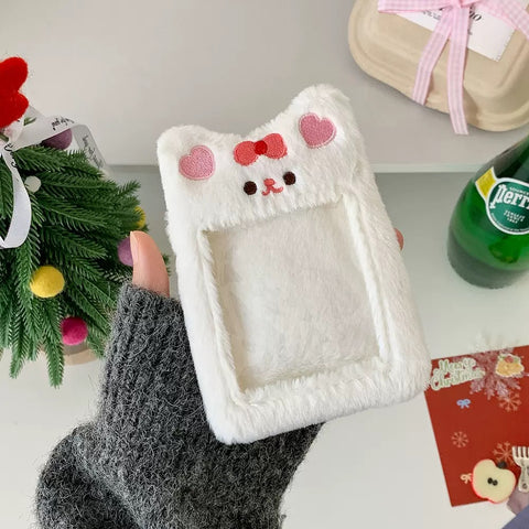 accesorio K-pop – HOLDER FLUFFY ANIMALS (5) | Pig Rabbit Shop