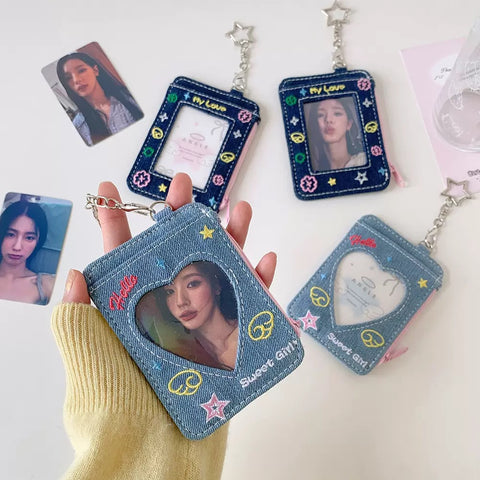 accesorio K-pop – HOLDER DENIM (4) | Pig Rabbit Shop