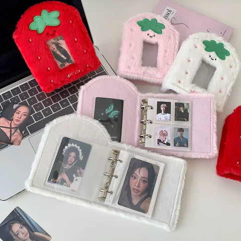 accesorio K-pop – BINDER STRABERRY FLUFFY (4) | Pig Rabbit Shop
