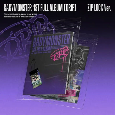 BABYMONSTER 1st FULL Album - DRIP (ZIP LOCK Ver.)