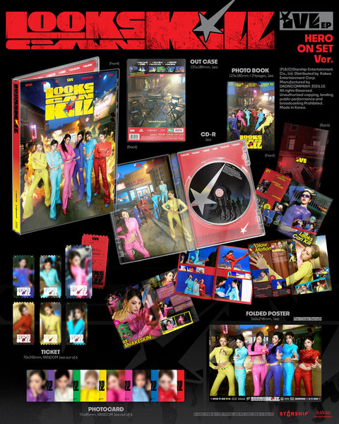 [PREORDER] IVE - Looks Can Kill (HERO ON SET Ver.)