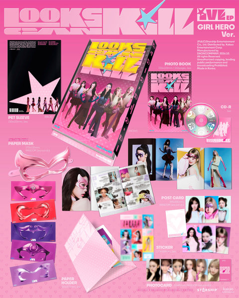 [PREORDER] IVE - Looks Can Kill (GIRL HERO)