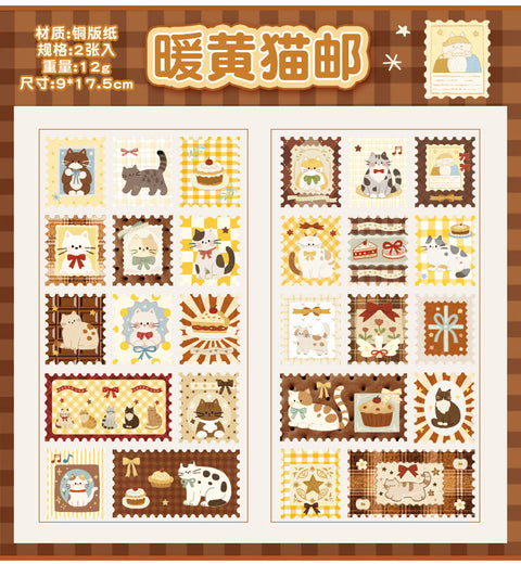 STICKER STAMP CAT