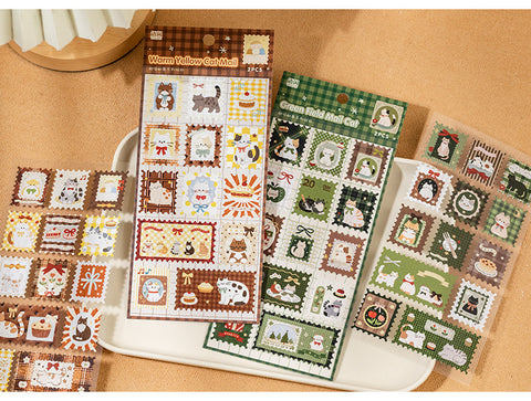 STICKER STAMP CAT