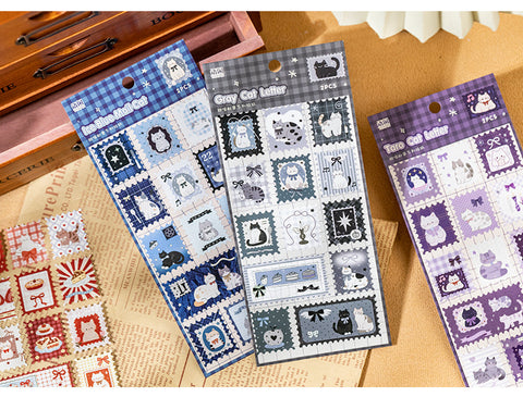STICKER STAMP CAT