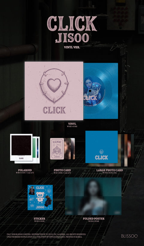 (RESERVA)JISOO - Single Album [CLICK] VINYL VER.