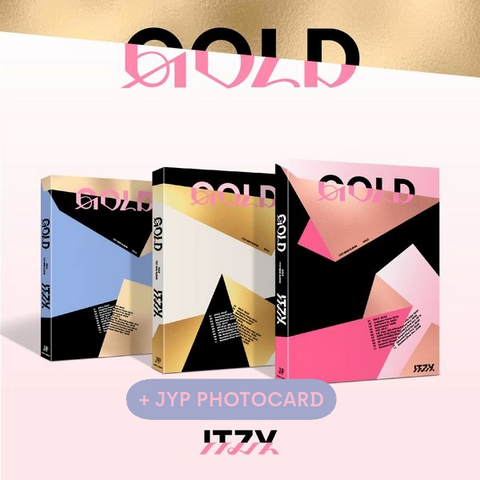 ITZY - GOLD (STANDARD Ver.) + PHOTOCARD JYP SHOP