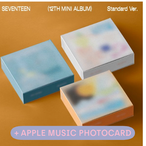 SEVENTEEN - 12th Mini Album (Standard Ver.) + APPLE MUSIC PHOTOCARD