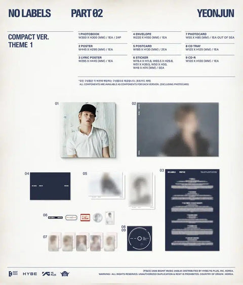 YEONJUN - NO LABELS: PART 02 (Compact Ver.)