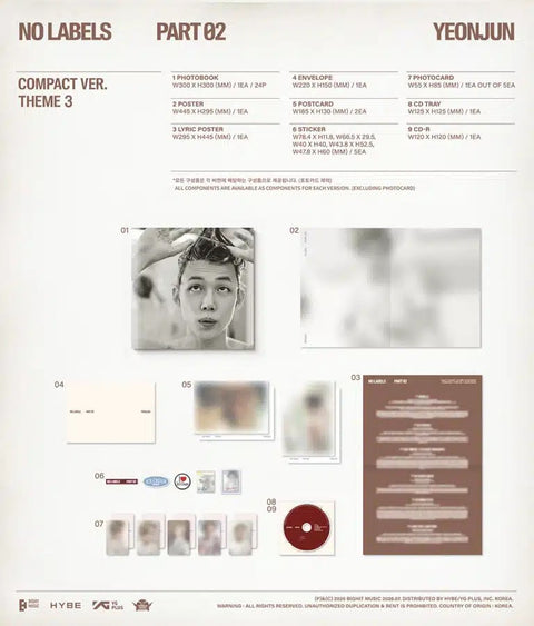 YEONJUN - NO LABELS: PART 02 (Compact Ver.)