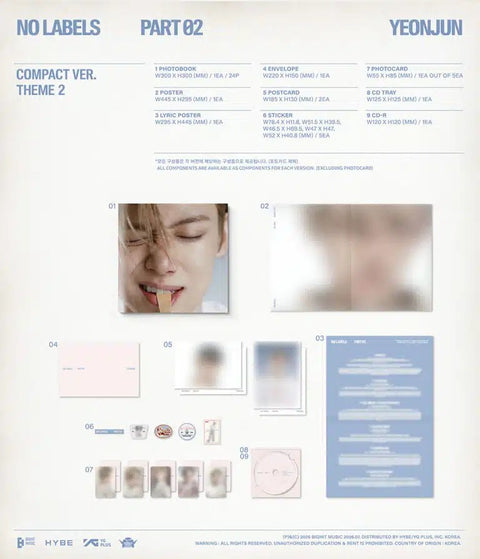 YEONJUN - NO LABELS: PART 02 (Compact Ver.)