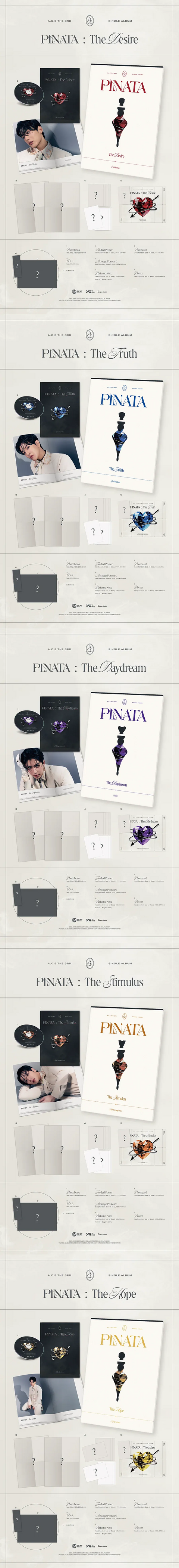 A.C.E 3rd Single Album - PINATA - Pig Rabbit Shop Kpop store Spain