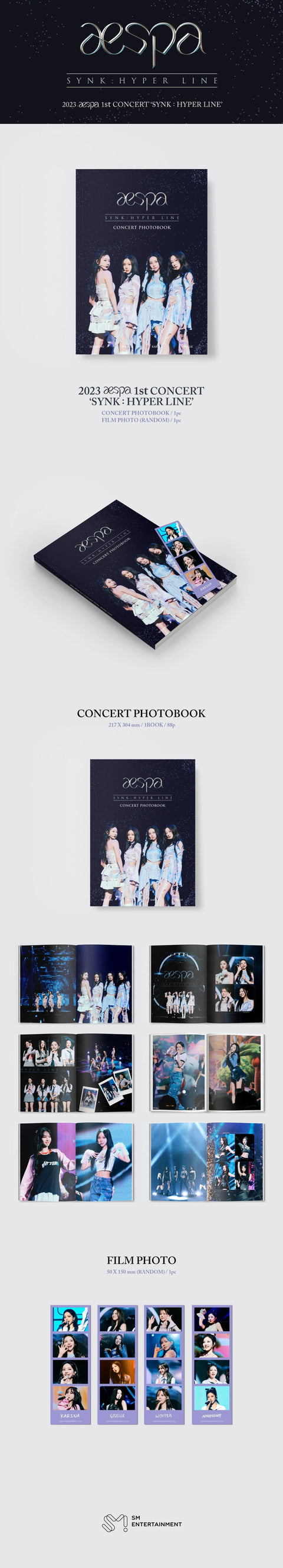 AESPA 1st Concert SYNK : HYPER LINE PHOTOBOOK - Pig Rabbit Shop Kpop store Spain