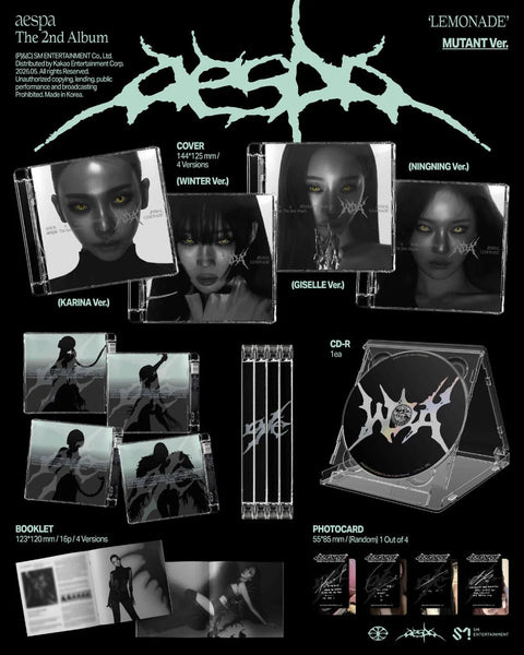 [RESERVA] aespa 2nd Album - LEMONADE   (MUTANT Ver.)