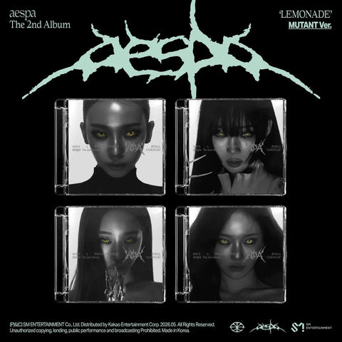 [RESERVA] aespa 2nd Album - LEMONADE   (MUTANT Ver.)