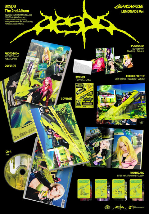 [RESERVA] aespa 2nd Album - LEMONADE  (LEMONADE Ver.)