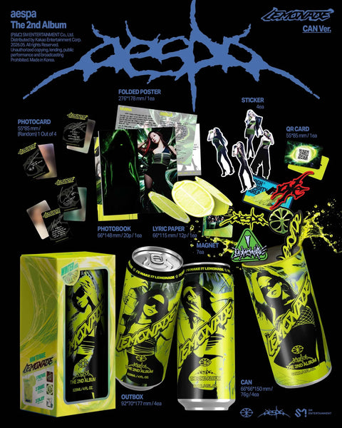 [RESERVA] aespa 2nd Album - LEMONADE  (CAN Ver.)