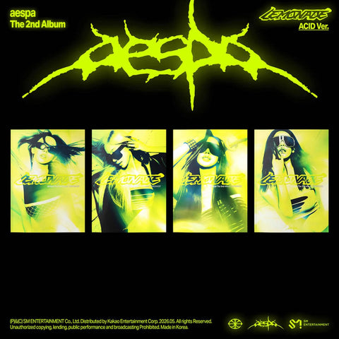 [RESERVA] aespa 2nd Album - LEMONADE (ACID Ver.)