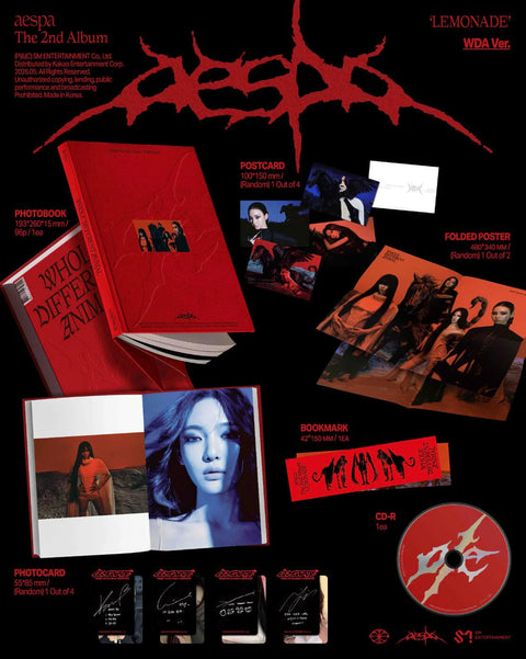 [RESERVA] aespa 2nd Album - LEMONADE (WDA Ver.)