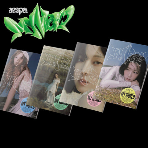 AESPA The 3rd Mini Album - MY WORLD (Intro Ver.) - Pig Rabbit Shop Kpop store Spain