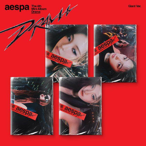 AESPA The 4th Mini Album - Drama (Giant Ver.) - Pig Rabbit Shop Kpop store Spain