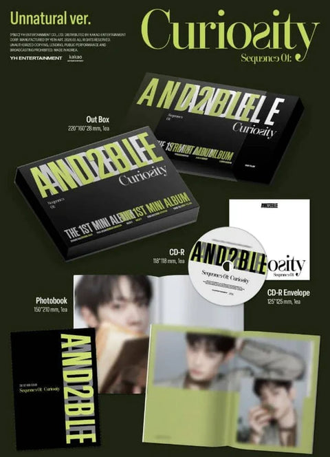 [RESERVA] AND2BLE 1st Mini Album - Sequence 01: Curiosity