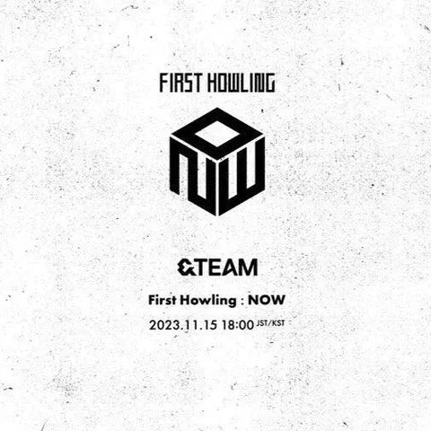 &TEAM 1st ALBUM - First Howling : NOW STANDARD EDITION - Pig Rabbit Shop Kpop store Spain