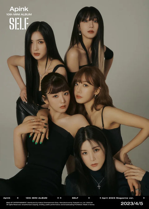 Apink 10th Mini Album - SELF (Magazine version)