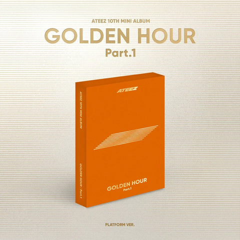 ATEEZ 10th Mini Album - GOLDEN HOUR : Part.1 (Platform Ver.) - Pig Rabbit Shop Kpop store Spain