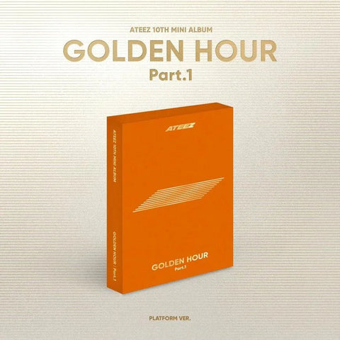 ATEEZ 10th Mini Album - GOLDEN HOUR : Part.1 (Platform Ver.) - Pig Rabbit Shop Kpop store Spain