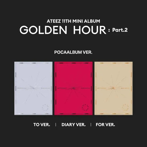 ATEEZ 11th Mini Album - GOLDEN HOUR : Part.2 (POCAALBUM) - Pig Rabbit Shop Kpop store Spain