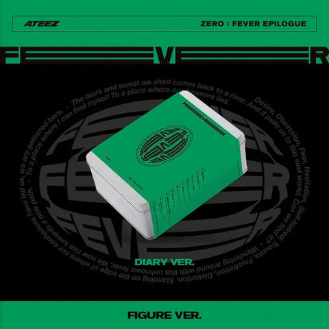 ATEEZ 8th Mini Album - ZERO: FEVER EPILOGUE FIGURE (DIARY VERSION) - Pig Rabbit Shop Kpop store Spain