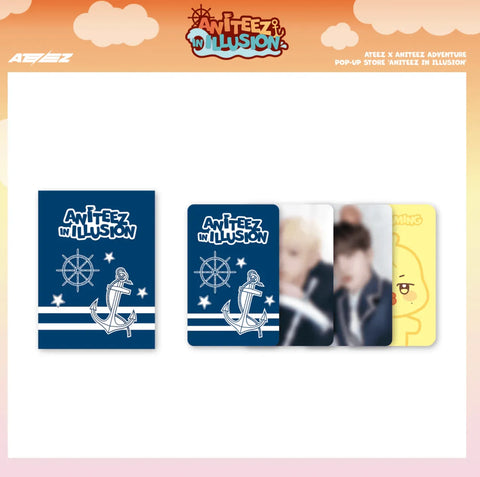 ATEEZ [ANITEEZ IN ILLUSION] OFFICIAL MD - RANDOM TRADING CARD - Pig Rabbit Shop Kpop store Spain