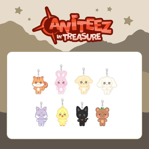 ATEEZ [ANITEEZ IN TREASURE] OFFICIAL MERCH - PLUSH KEYRING