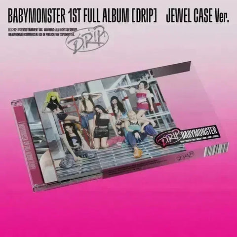 BABYMONSTER 1st FULL Album - DRIP (JEWEL CASE) - Pig Rabbit Shop Kpop store Spain