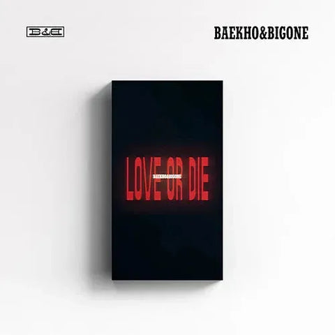 BAEKHO & BIGONE SINGLE ALBUM - LOVE OR DIE - Pig Rabbit Shop Kpop store Spain