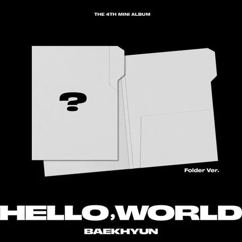 BAEKHYUN 4th Mini Album - Hello,World (Folder Ver.) - Pig Rabbit Shop Kpop store Spain
