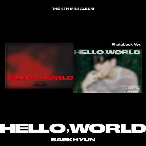 BAEKHYUN 4th Mini Album - Hello,World (Photobook Ver.) - Pig Rabbit Shop Kpop store Spain