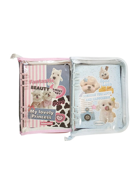 Binder Transparentes Brillos A6 - Pig Rabbit Shop Kpop store Spain