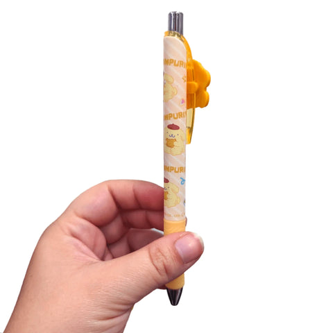 BOLIGRAFO POMPOMPURIN SANRIO (Tinta color naranja) - Pig Rabbit Shop Kpop store Spain