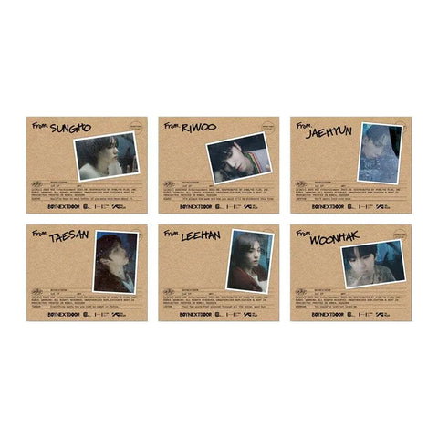 BOYNEXTDOOR 1st EP - WHY.. (LETTER ver.) [ RANDOM VER] - Pig Rabbit Shop Kpop store Spain
