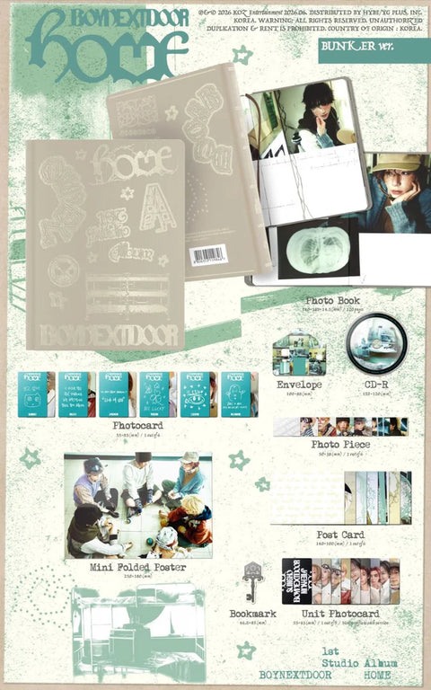 [RESERVA] BOYNEXTDOOR 1st Studio Album - HOME